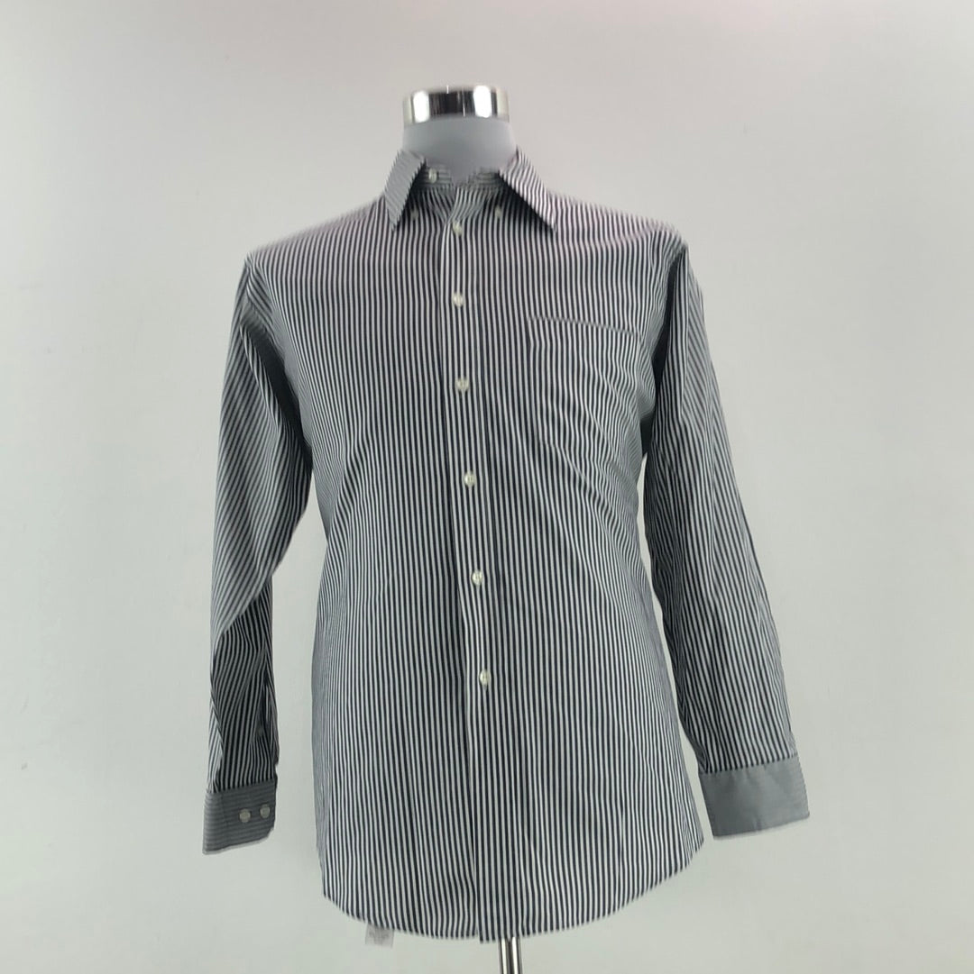 Camisa para Hombre de Raya Gris Saddlebred