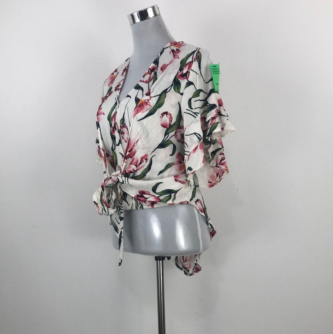 Blusa Blanco de Flores Umgee