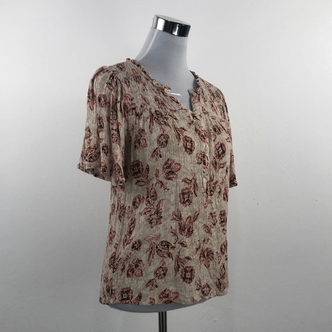 Blusa Crema de Flores Maurices