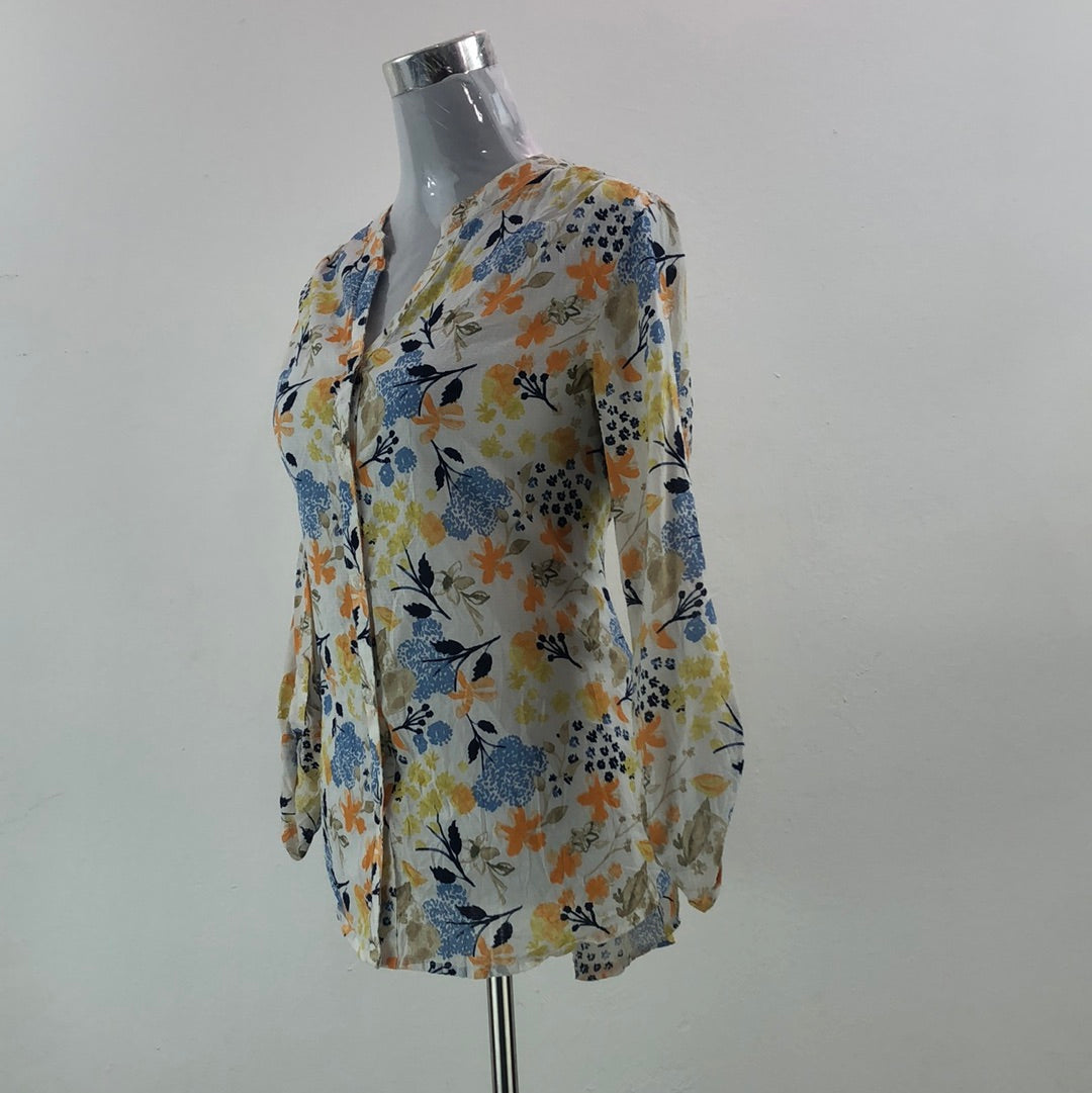 Camisa de Mujer Floral Blanco Coral Bay