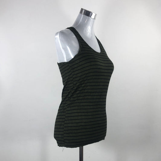 Camiseta de Mujer Verde de Rayas