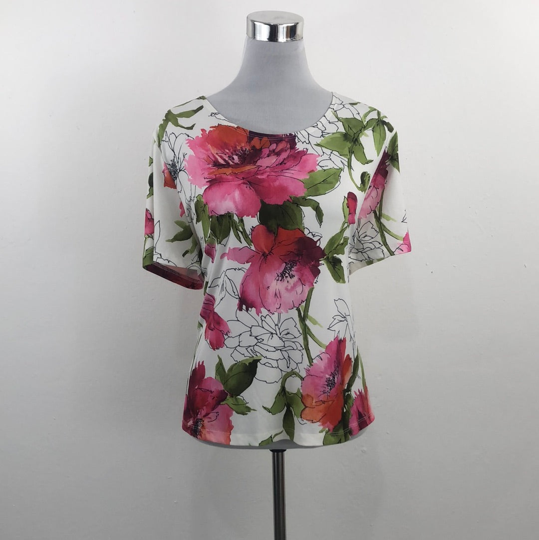 Blusa Blanco de Flores