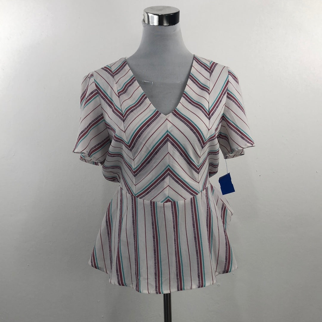 Blusa Crema de Rayas Monteau