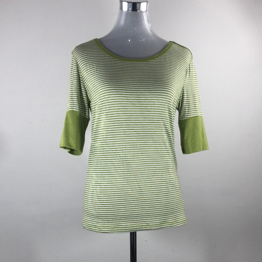 Blusa Verde de Rayas Prana