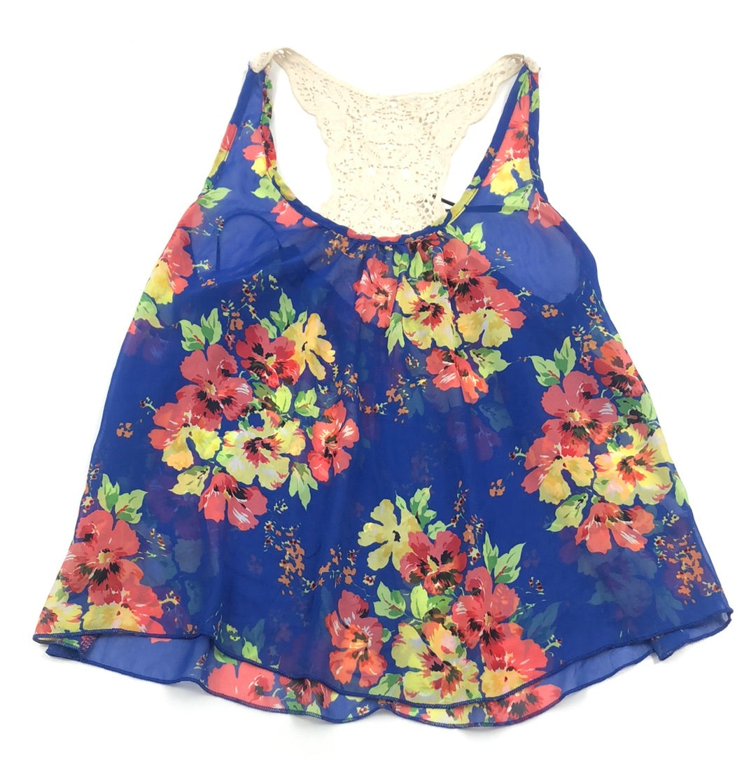 Blusa Azul de Flores DED