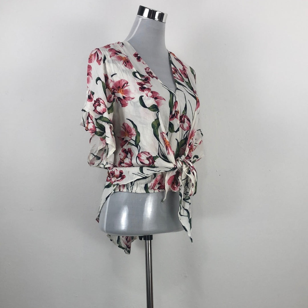 Blusa Blanco de Flores Umgee