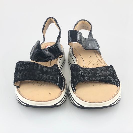 Sandalias Negro High Soft