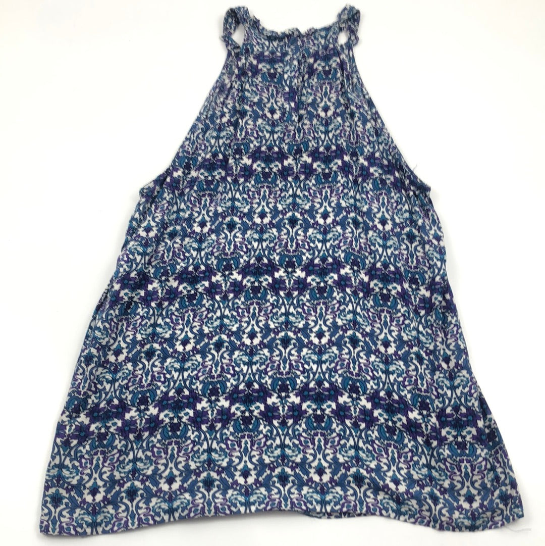 Blusa Azul de Flores Anne Carson