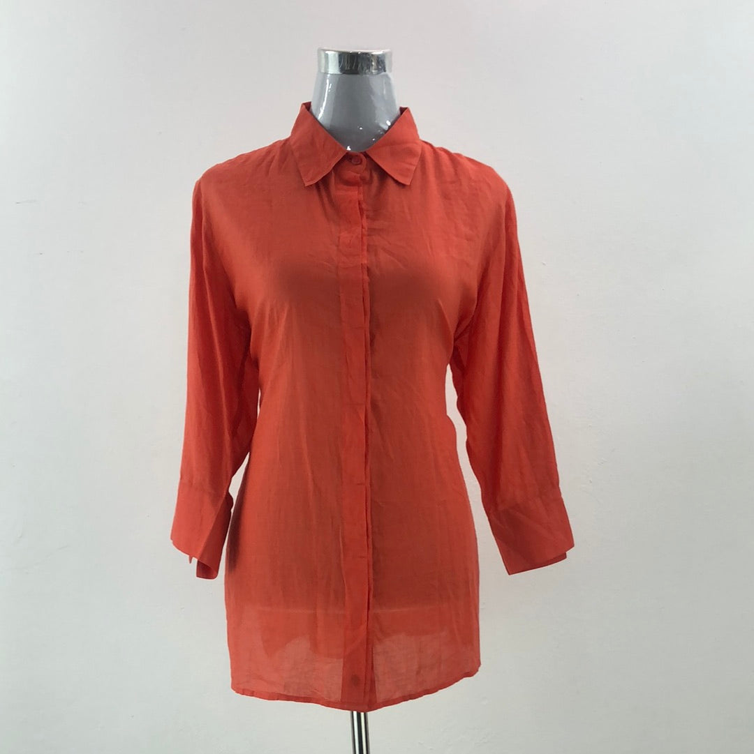 Camisa de Mujer Naranja Chico