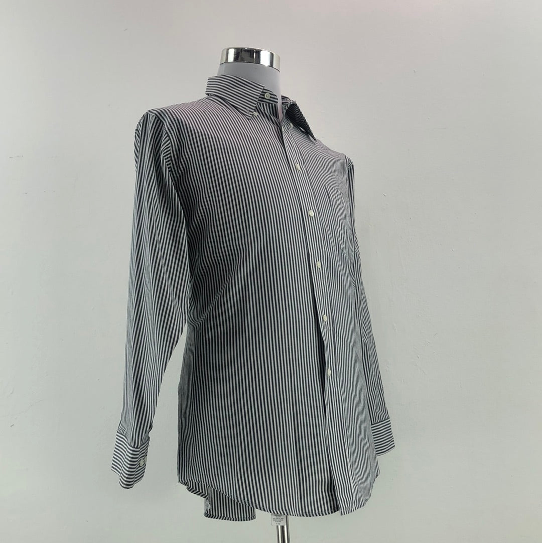 Camisa para Hombre de Raya Gris Saddlebred