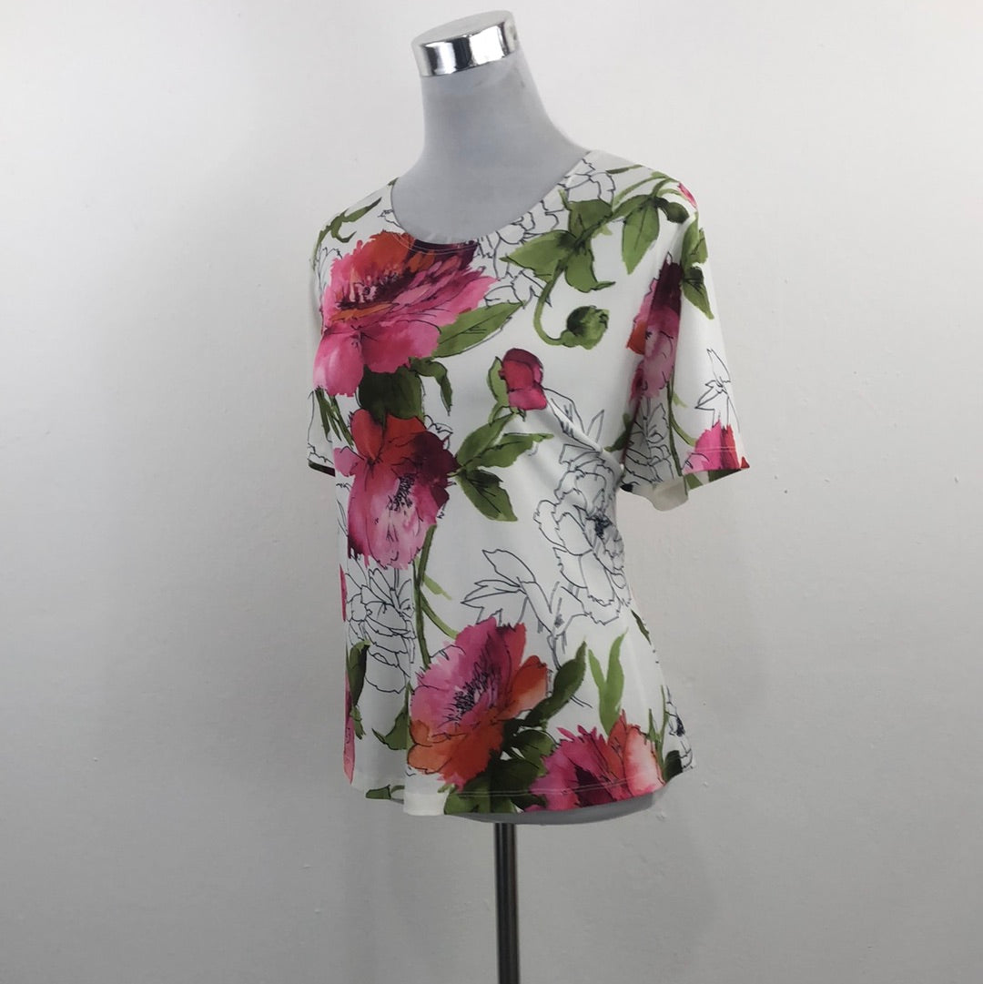 Blusa Blanco de Flores