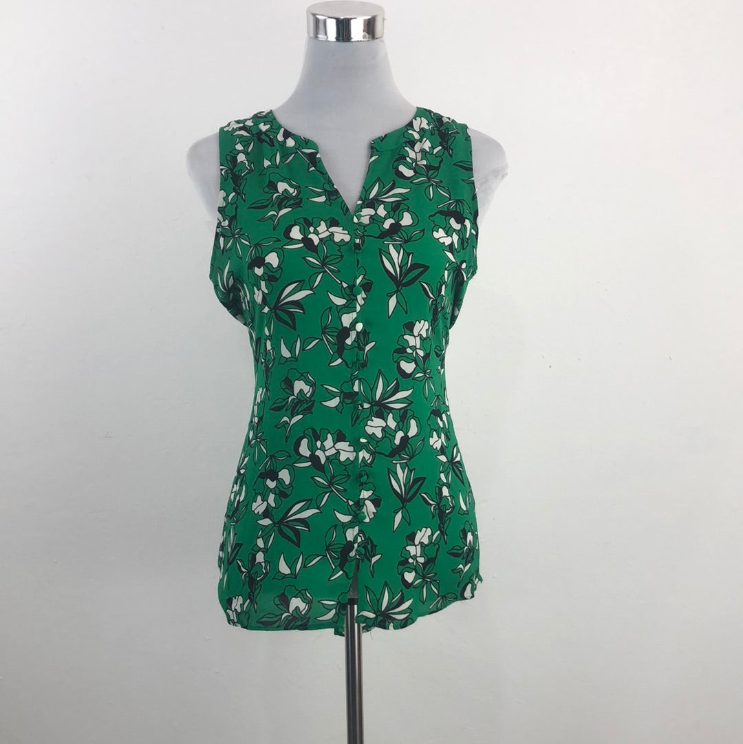 Blusa Verde de Flores Rose Olive