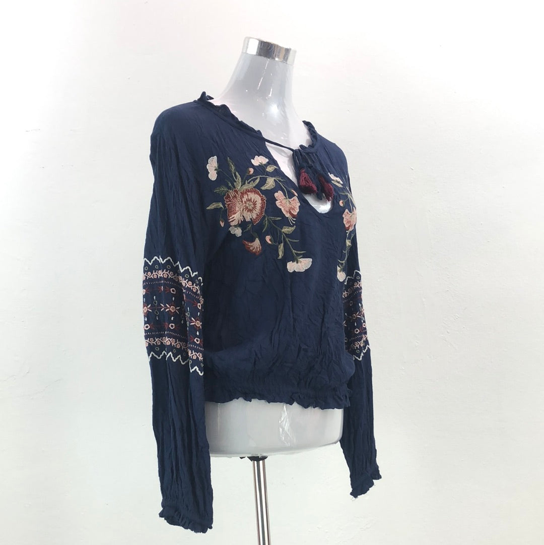 Blusa Azul Marino Tribales American Eagle