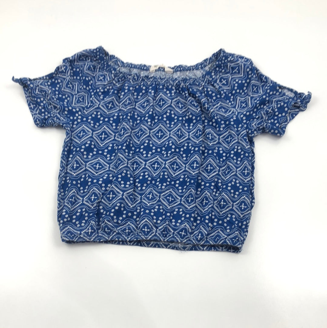Blusa Azul de Flores HM