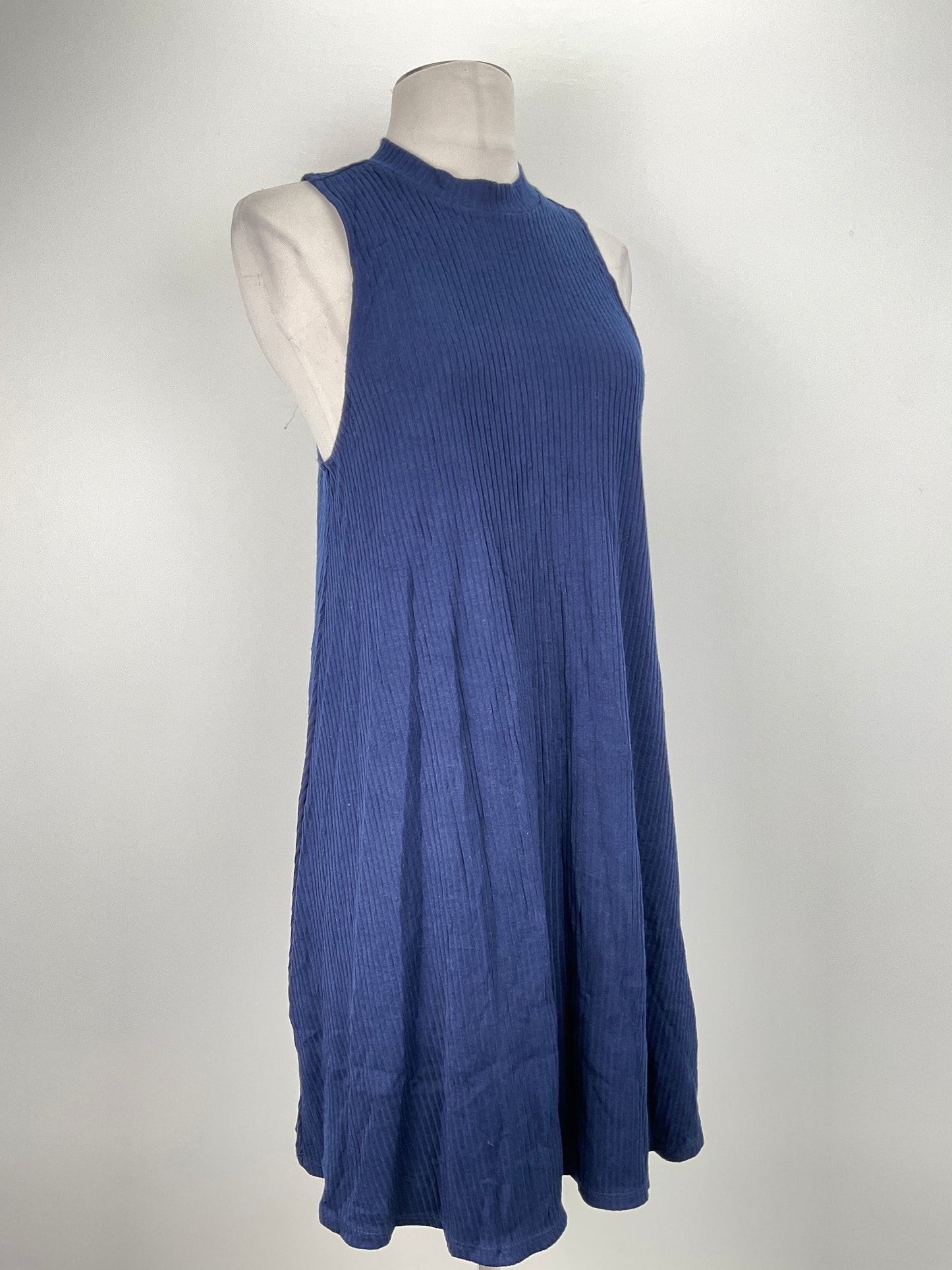 Vestido Azul marino de Rayas Forever 21