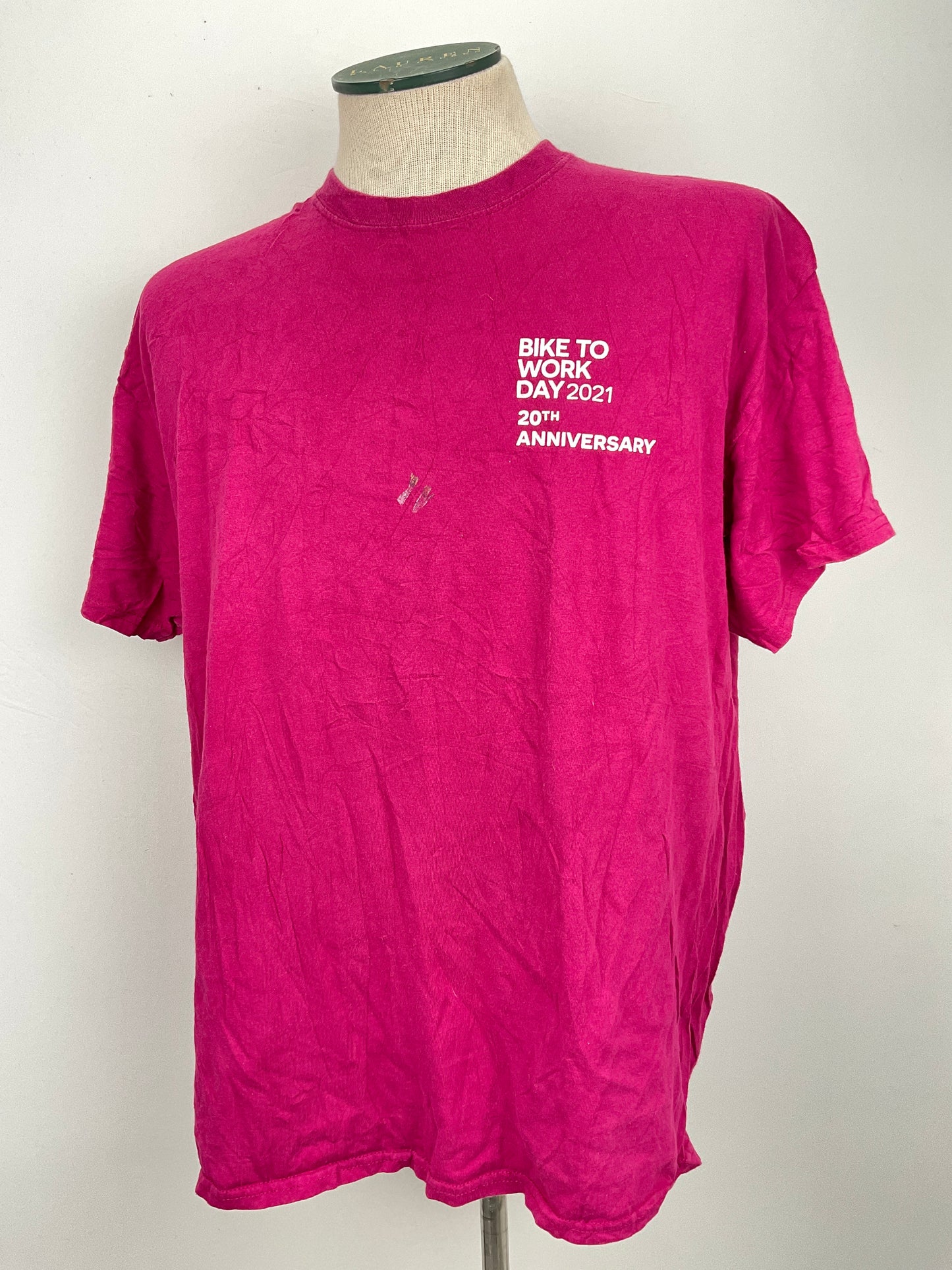 Camiseta Rojo Vino Gildan