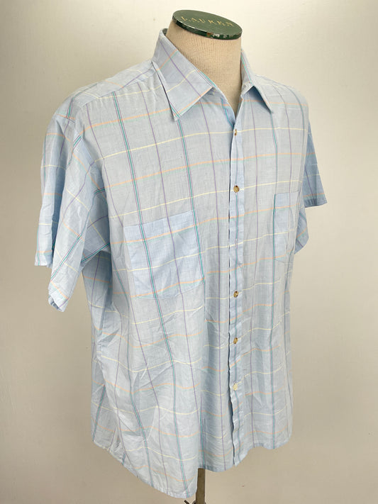 Camisa Azul claro de Cuadro Van Heusen