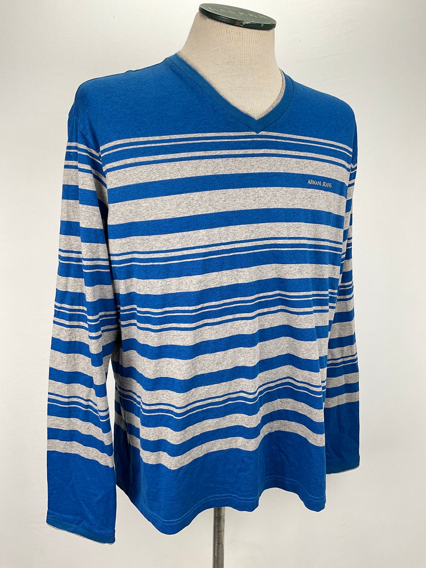 Camiseta Azul de Rayas Arman Jeans