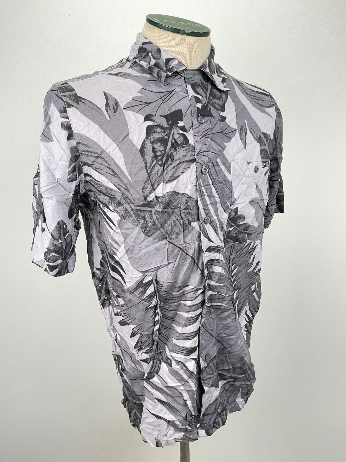 Camisa Gris Floral Cabana