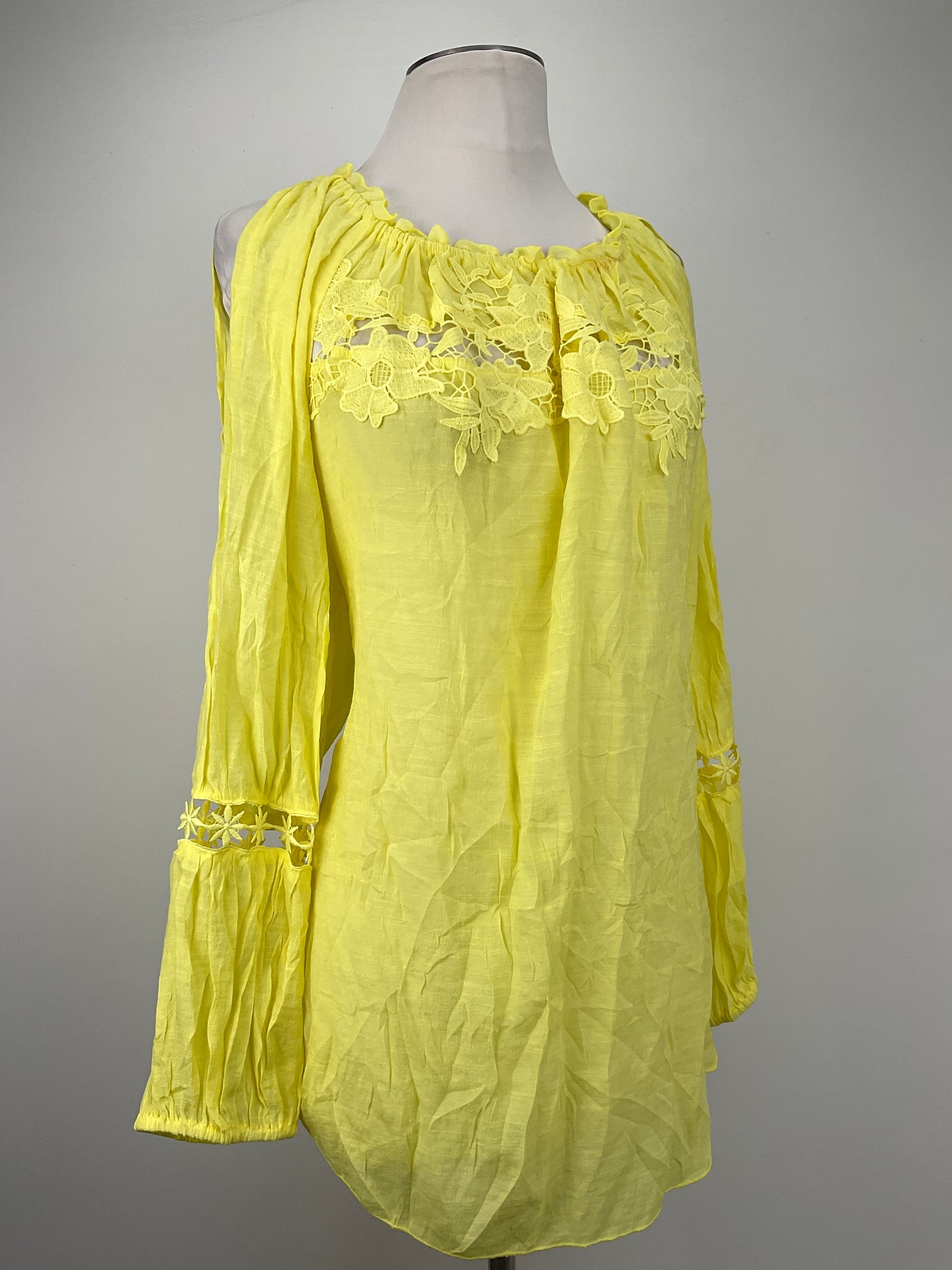 Blusa Amarillo Floral Variangis