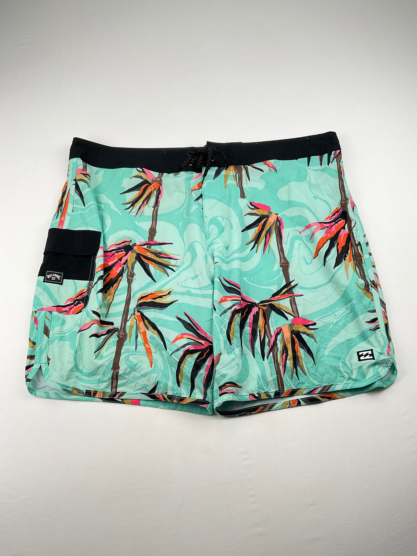Short Turquesa Floral Billabounc