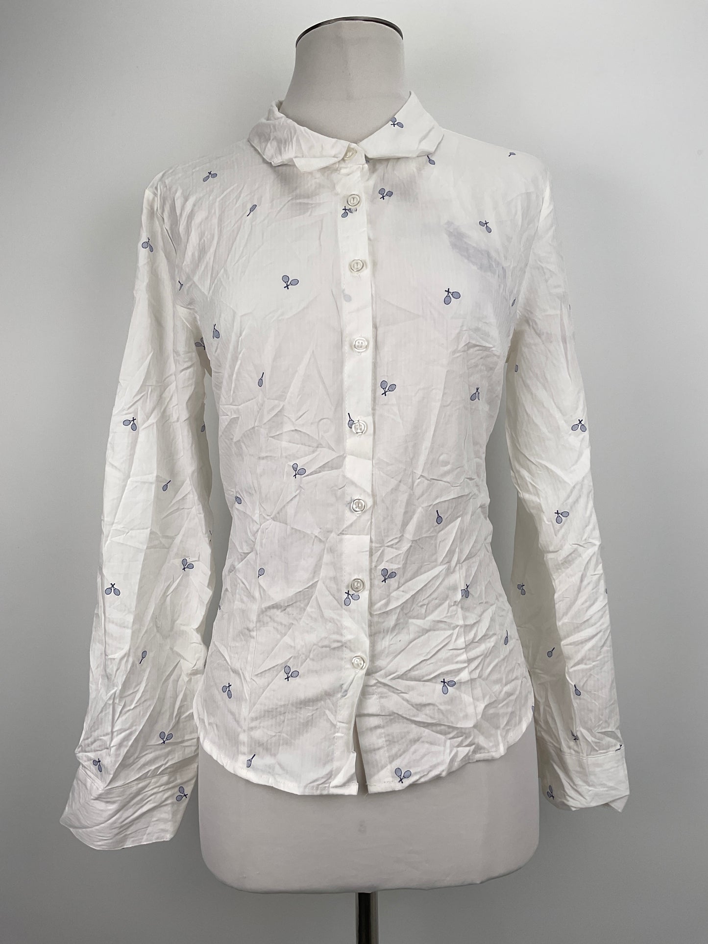 Camisa Blanco Pink rose