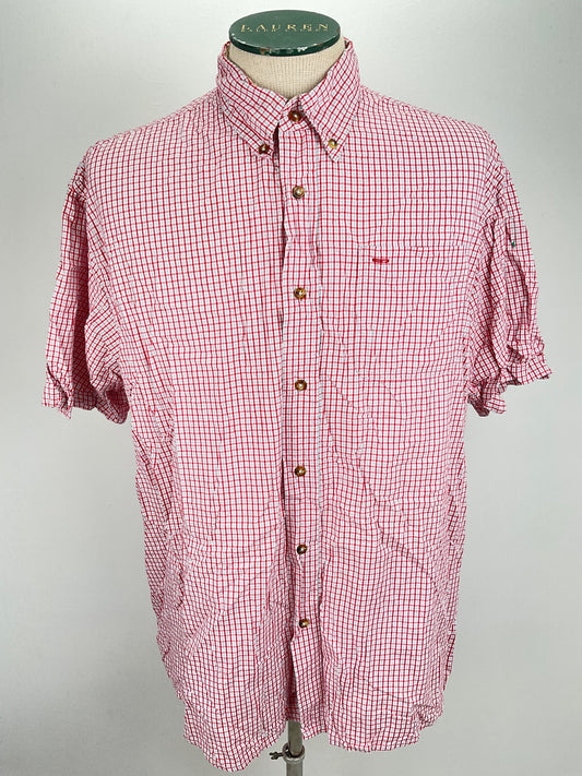 Camisa Rojo vino de Cuadro Wrangler