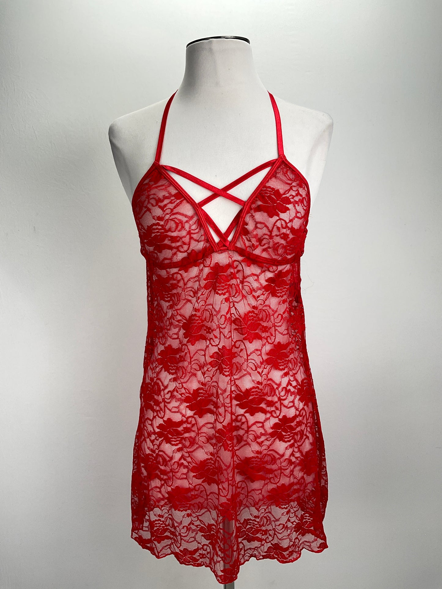Baby Doll Rojo Floral Dreamgirl