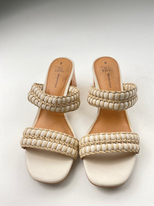Zapatilla crema Memory