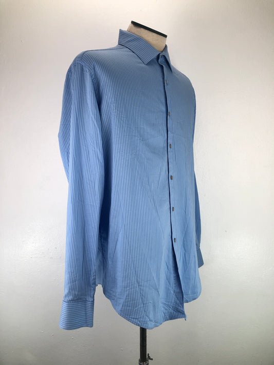 Camisa Azul de Cuadro Van Heusen