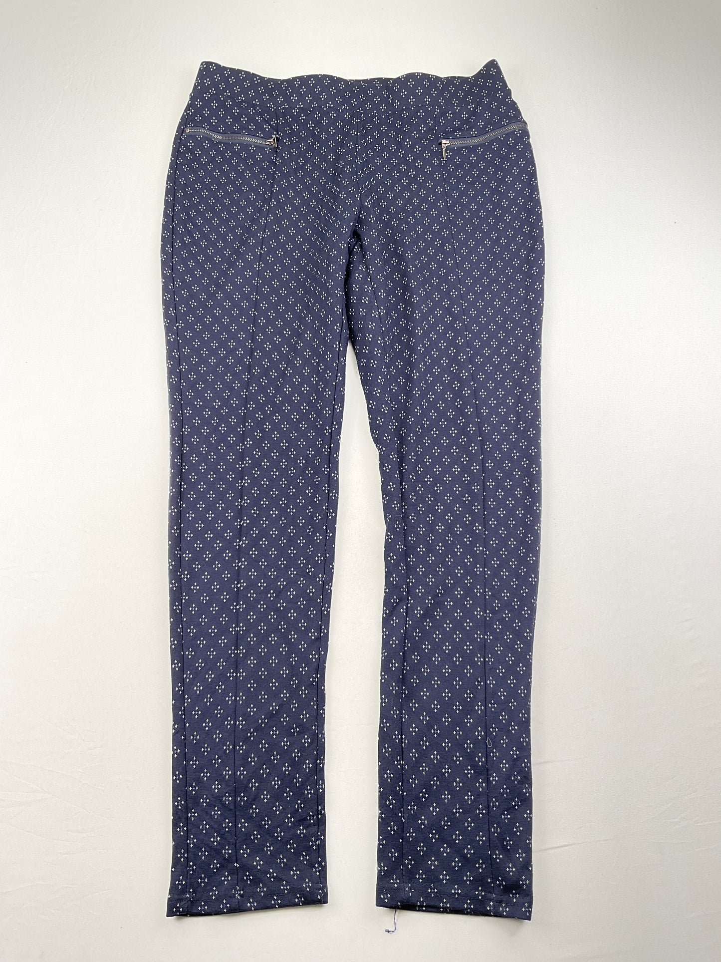 Licra Azul marino Floral Classic