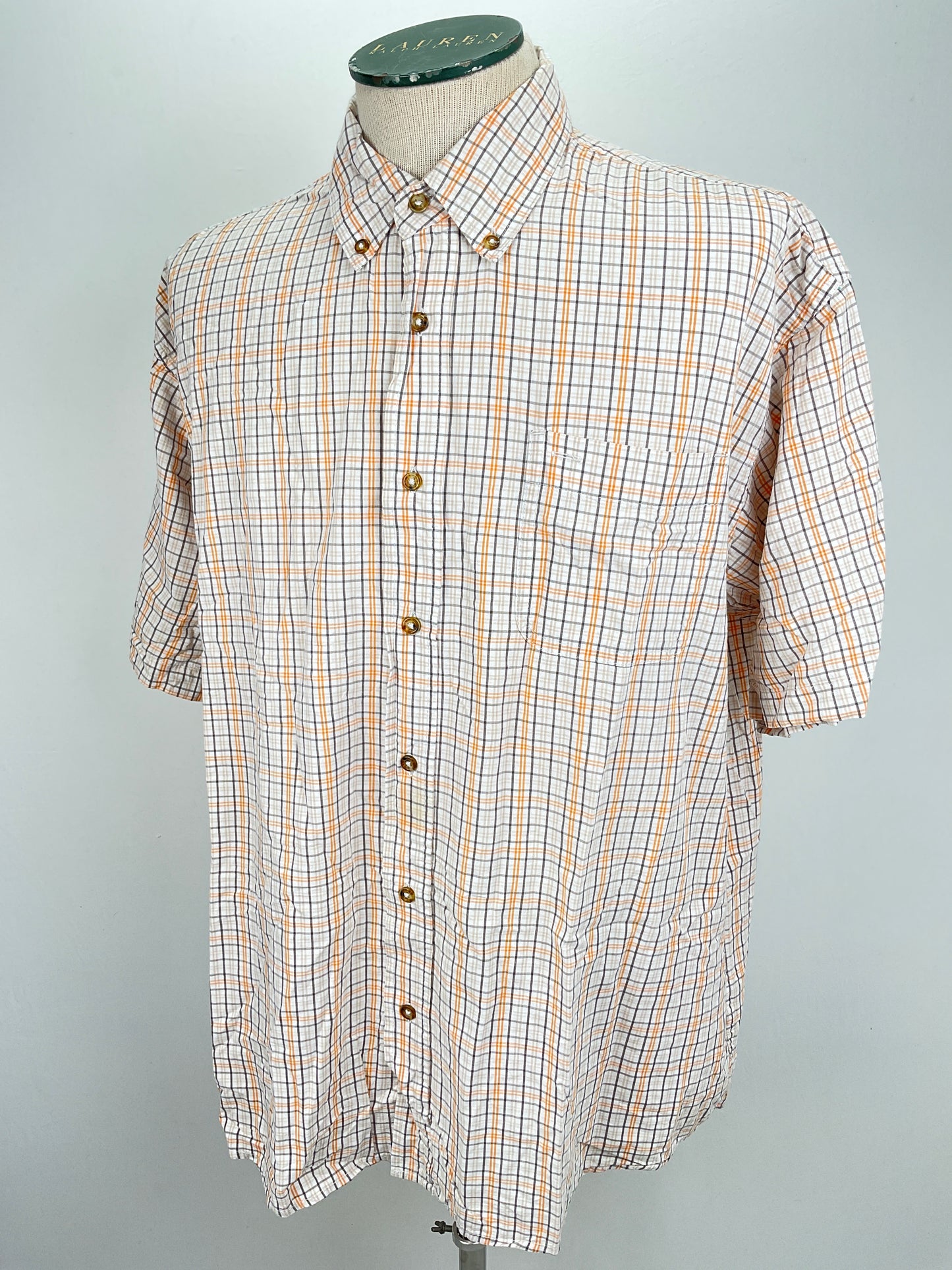 Camisa Crema de Cuadro Wrangler