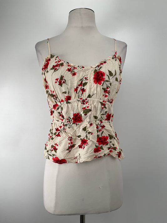 Blusa Crema Floral Old Navy