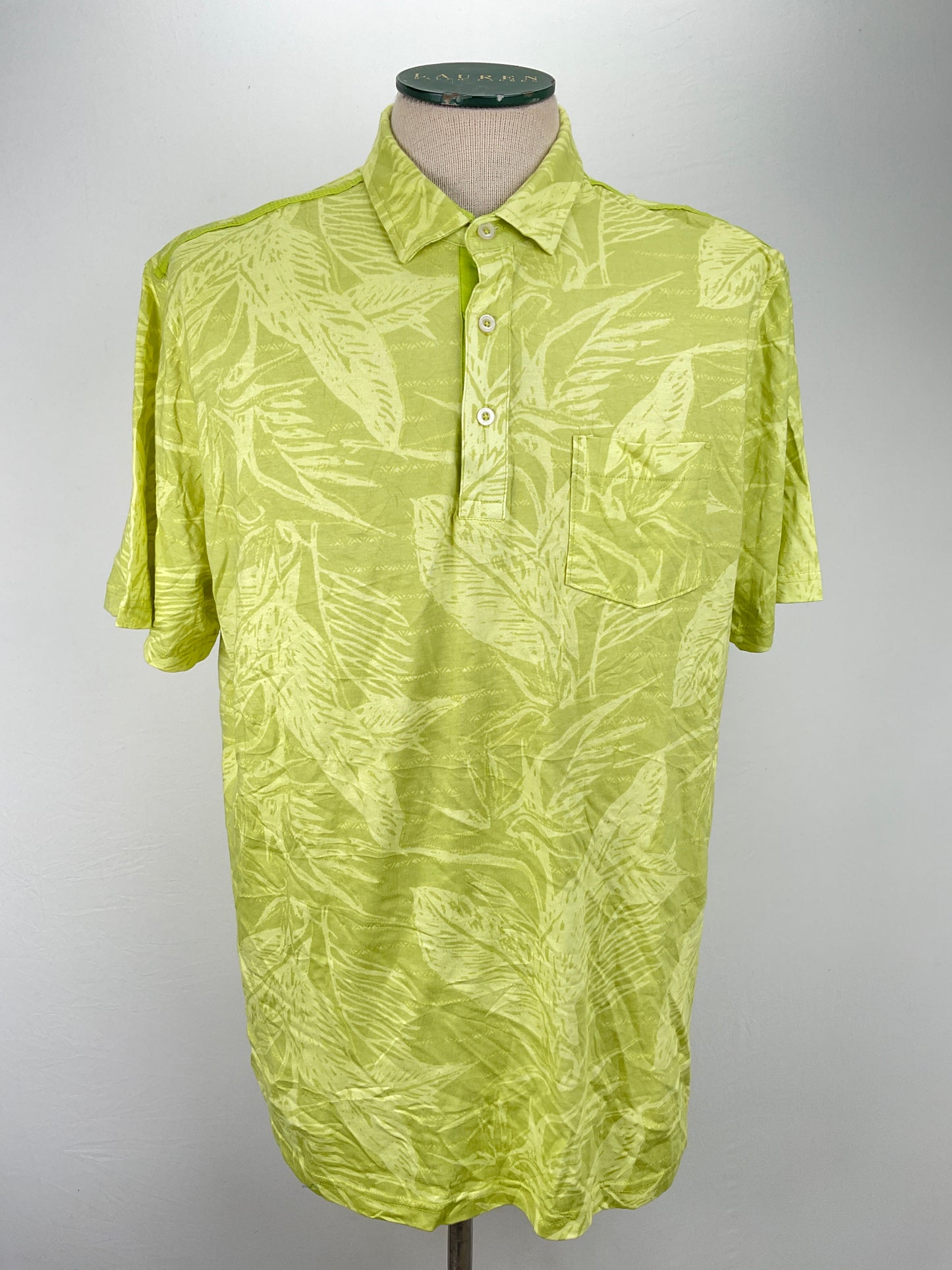 Camiseta Verde limón Floral Caribbean Joe