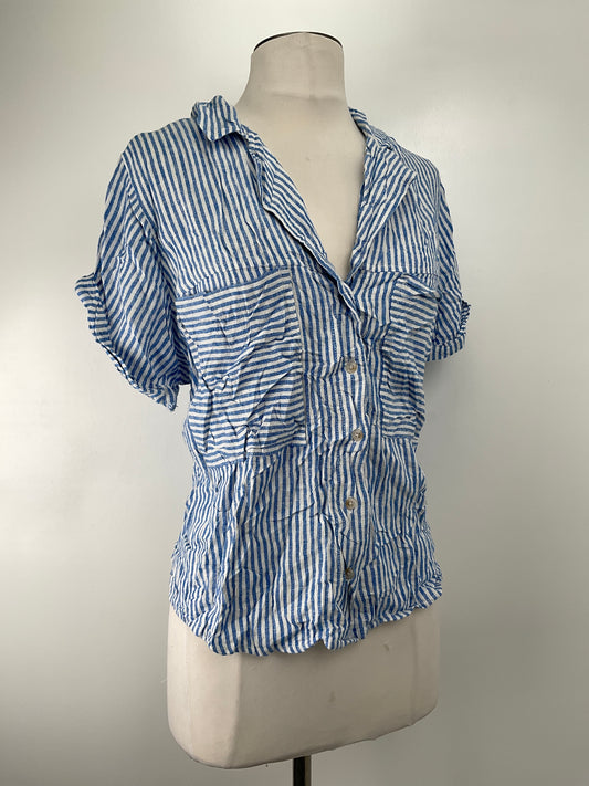 Camisa Azul claro de Rayas Universal Thread