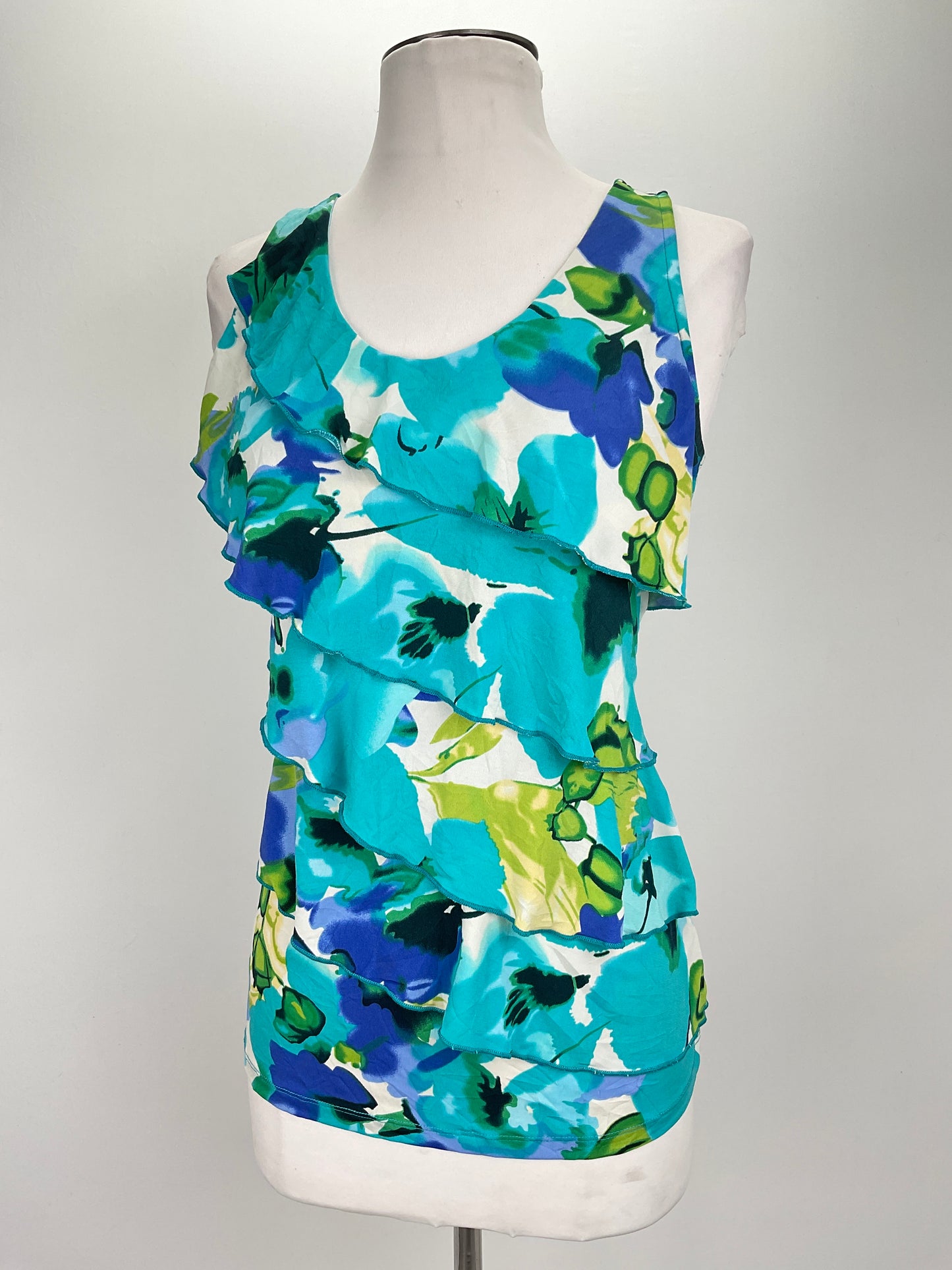 Blusa Turquesa Floral Cato