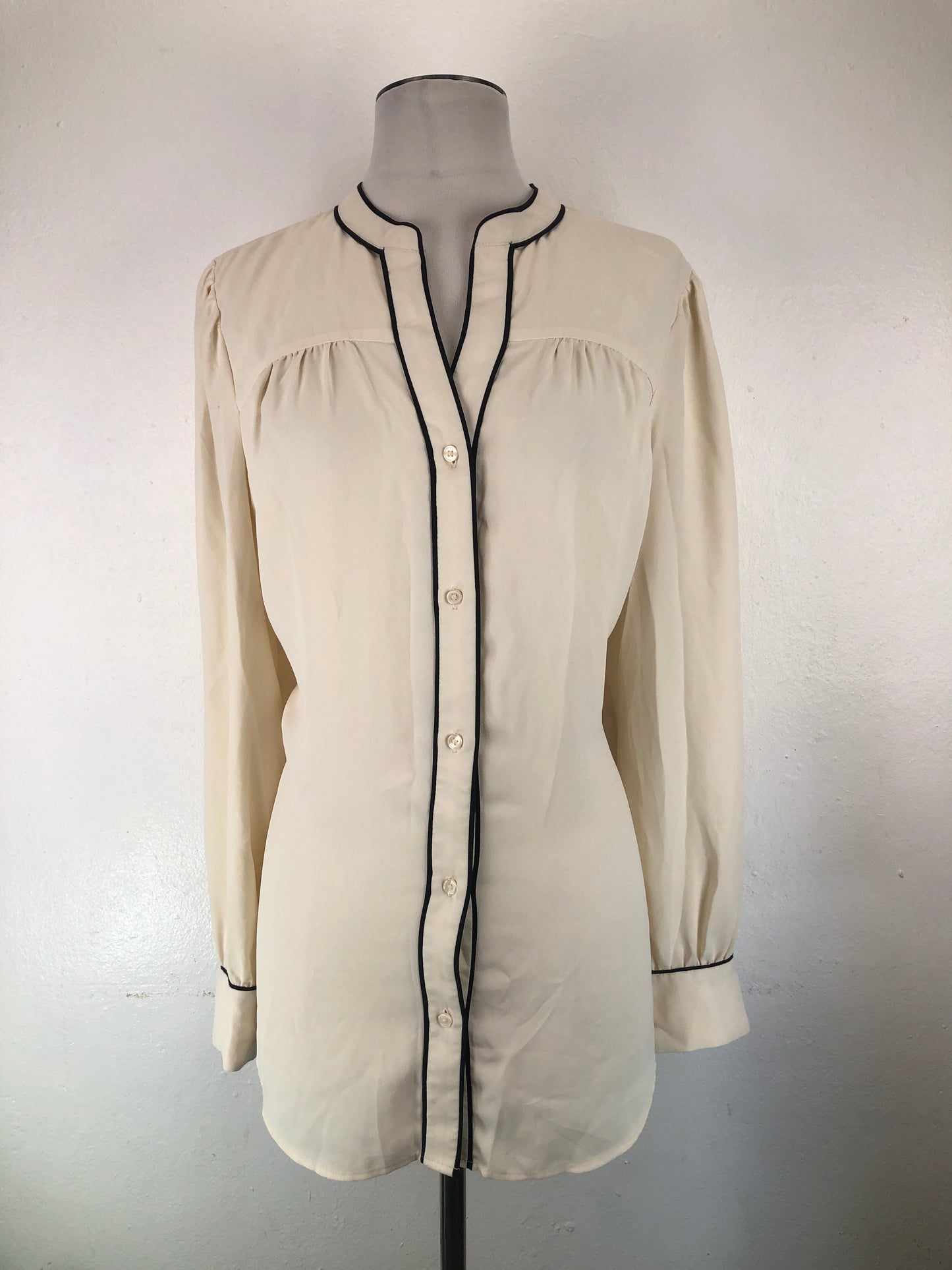 Blusa Beige Ann Taylor