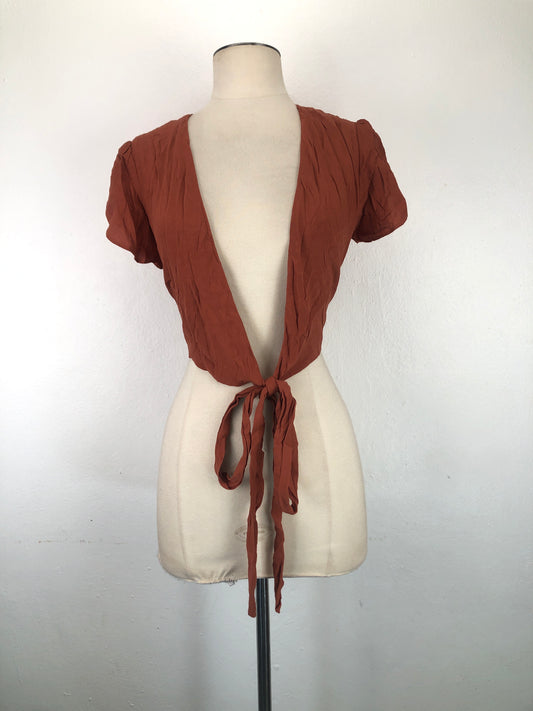 Blusa Marron Forever 21