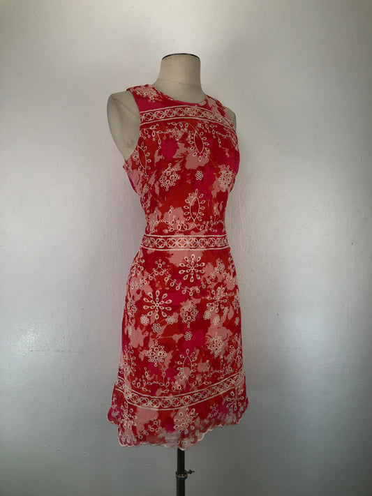 Vestido Multicolor de Floral Calvin Klein