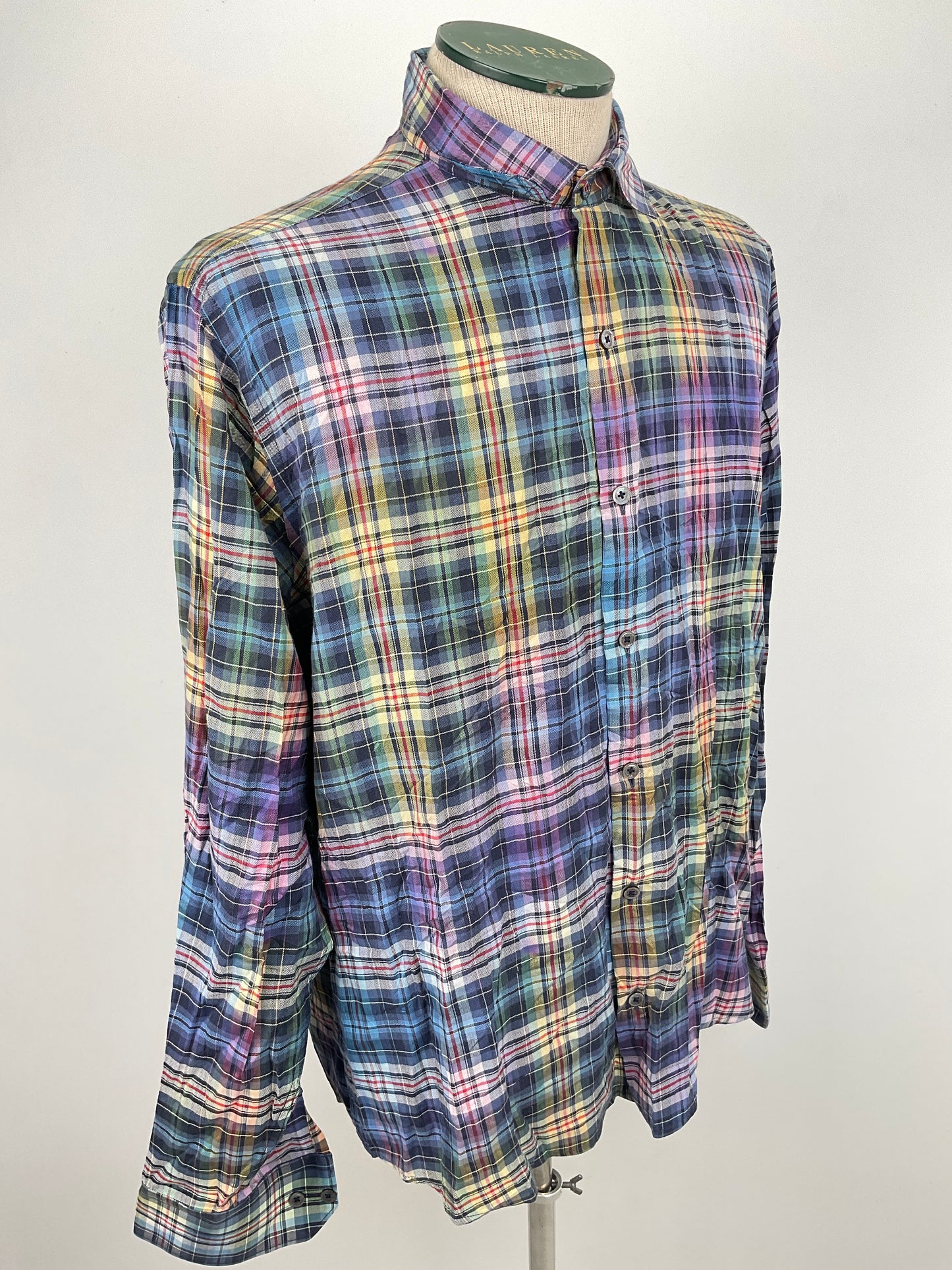 Camisa Multicolor de Cuadro Bugatchi