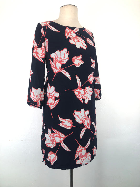 Vestido azul Marino Floral  old Navy