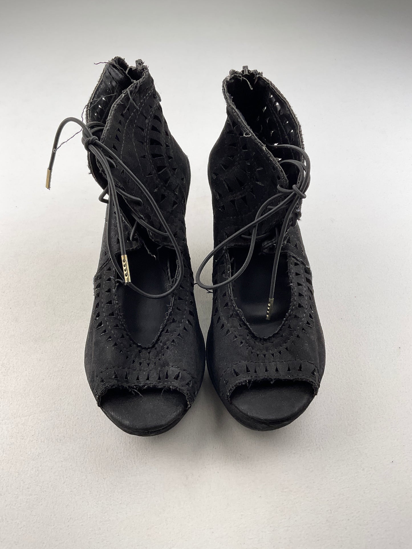 Zapatilla Negro Plataforma Top Moda