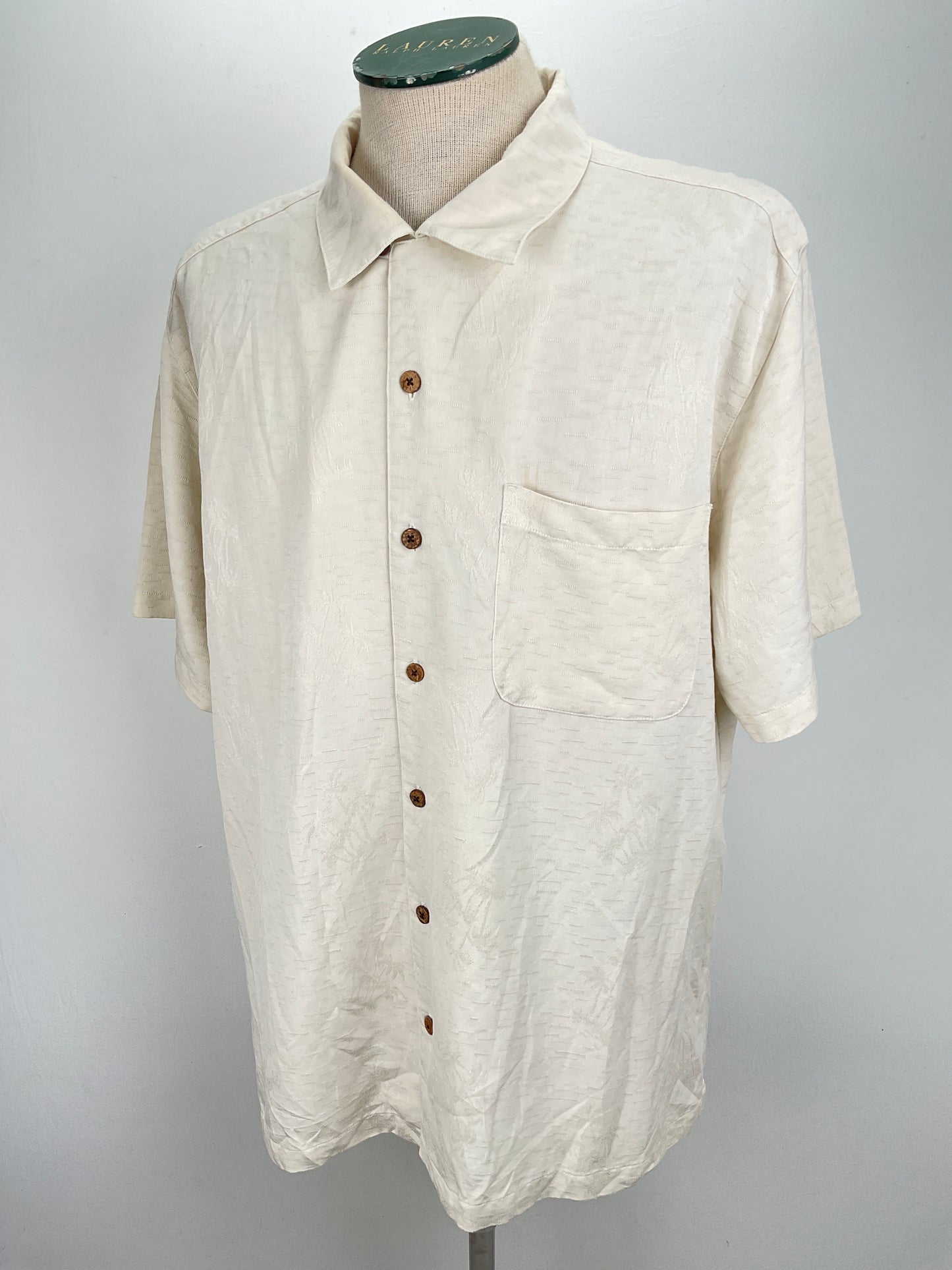 Camisa Crema Havaua Jacks Cafe
