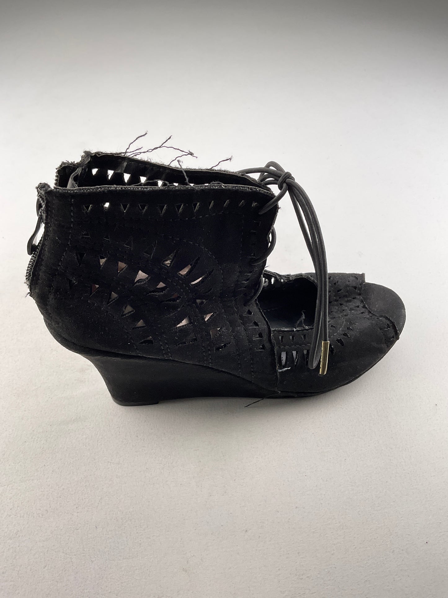 Zapatilla Negro Plataforma Top Moda