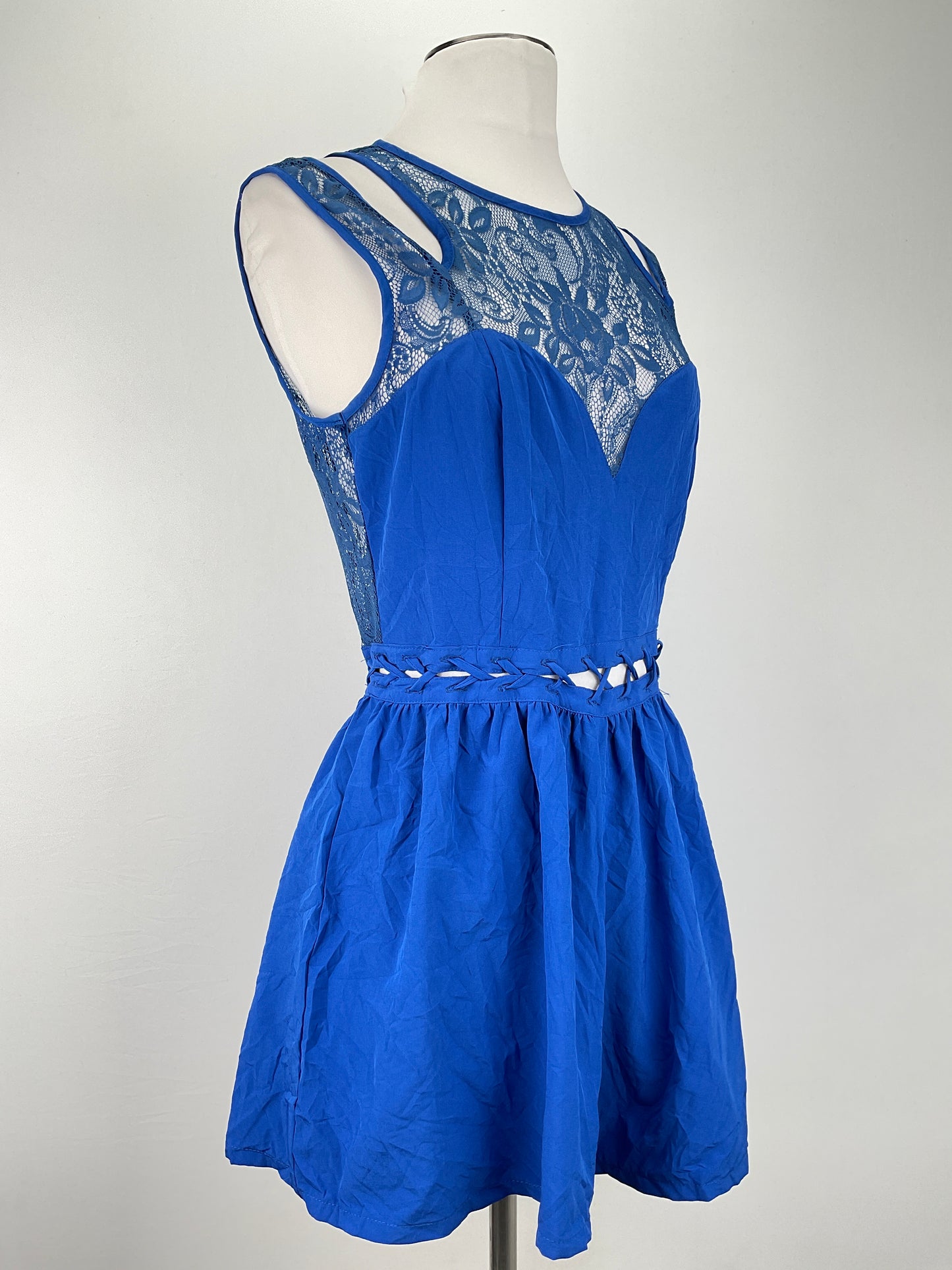 Enterizo Azul  Floral Mustard seed