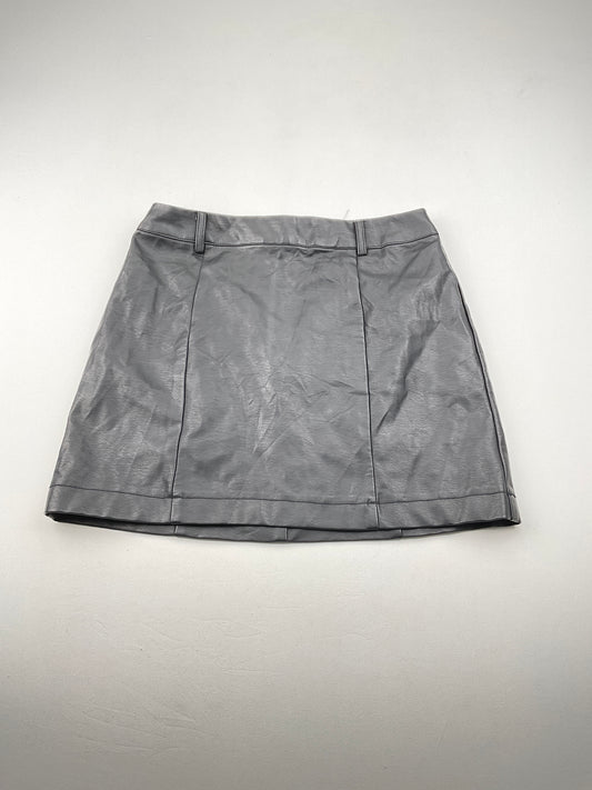 Falda Leder Negro Forever 21