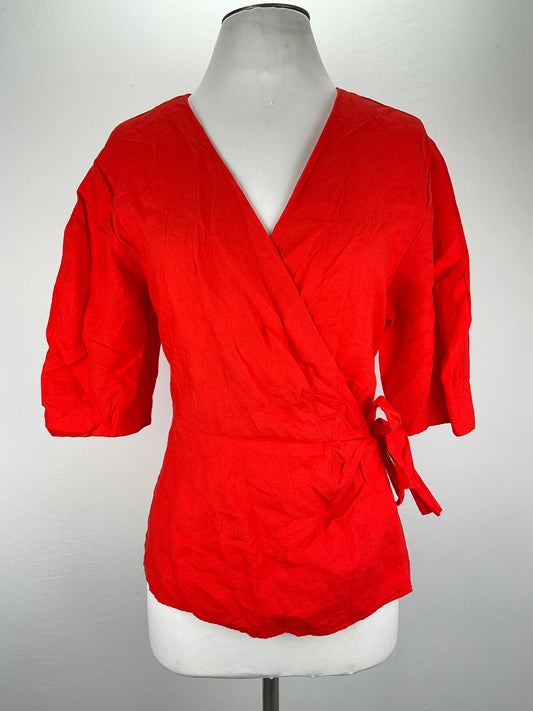 Blusa Rojo Zara Woman