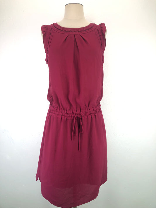 Vestido Rojo Vino Elogy