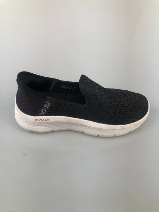 Alpargata Negro Skechers Slip ins
