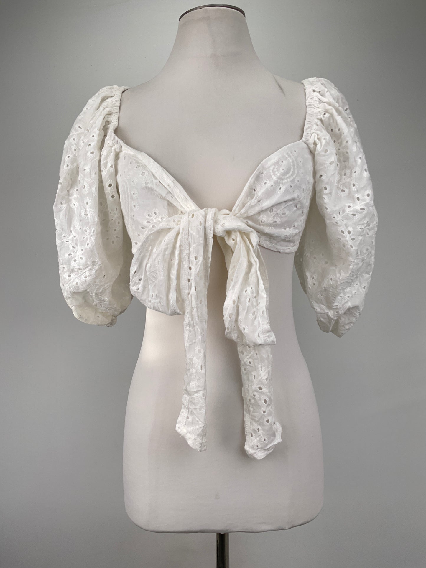 Blusa Blanco Floral Shein